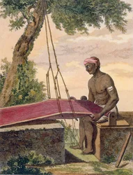 Tisserand de tissu, de 